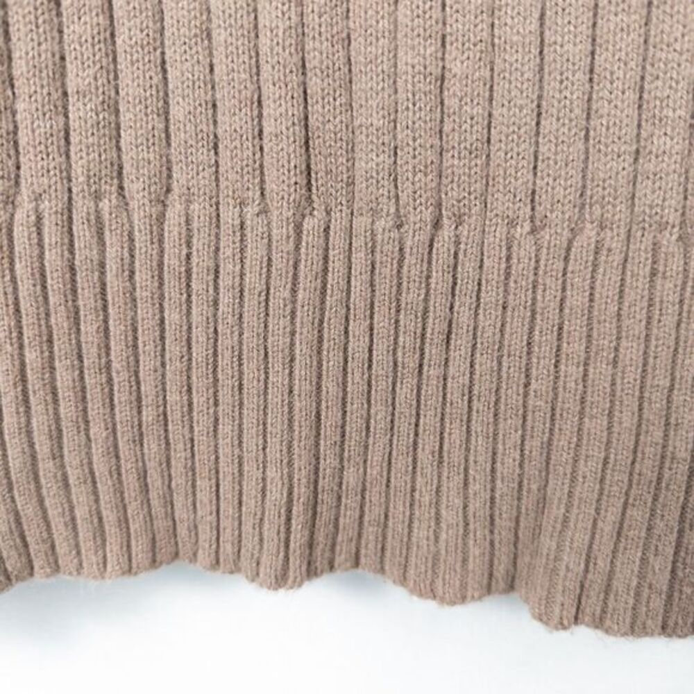 Banana Republic Short Sleeve Ribbed Knit Cardigan Womens Small Brown Lagenlook‎ - Picture 10 of 14
